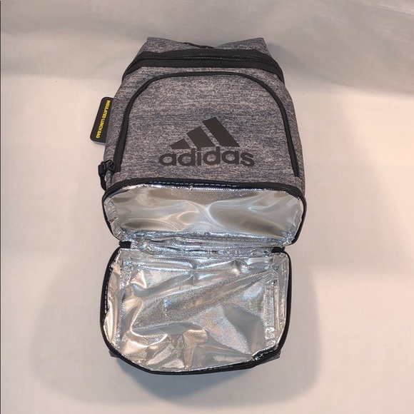 Adidas Insulated Lunch Bag Marled Gray - Picture 5 of 8